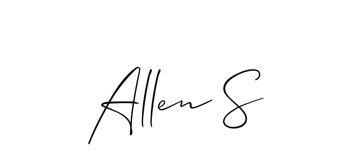 Here are the top 10 professional signature styles for the name Allen S. These are the best autograph styles you can use for your name. Allen S signature style 2 images and pictures png