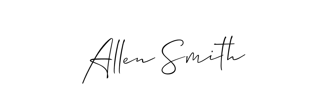 Allen Smith stylish signature style. Best Handwritten Sign (Allison_Script) for my name. Handwritten Signature Collection Ideas for my name Allen Smith. Allen Smith signature style 2 images and pictures png