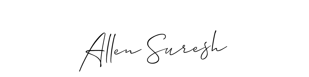 Once you've used our free online signature maker to create your best signature Allison_Script style, it's time to enjoy all of the benefits that Allen Suresh name signing documents. Allen Suresh signature style 2 images and pictures png