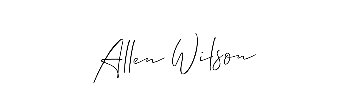 Best and Professional Signature Style for Allen Wilson. Allison_Script Best Signature Style Collection. Allen Wilson signature style 2 images and pictures png