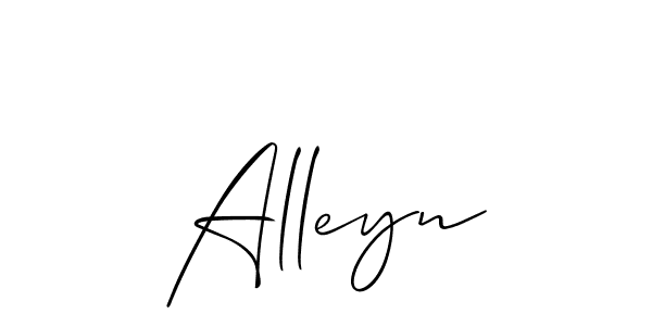 Alleyn stylish signature style. Best Handwritten Sign (Allison_Script) for my name. Handwritten Signature Collection Ideas for my name Alleyn. Alleyn signature style 2 images and pictures png
