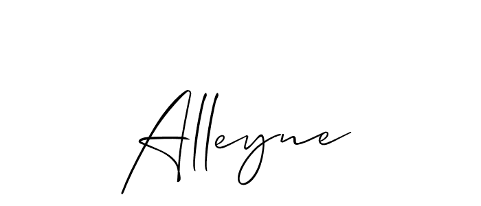 How to make Alleyne name signature. Use Allison_Script style for creating short signs online. This is the latest handwritten sign. Alleyne signature style 2 images and pictures png