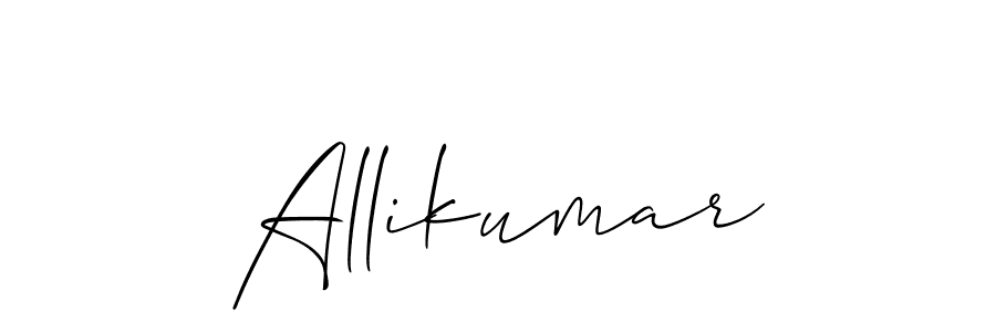 You can use this online signature creator to create a handwritten signature for the name Allikumar. This is the best online autograph maker. Allikumar signature style 2 images and pictures png