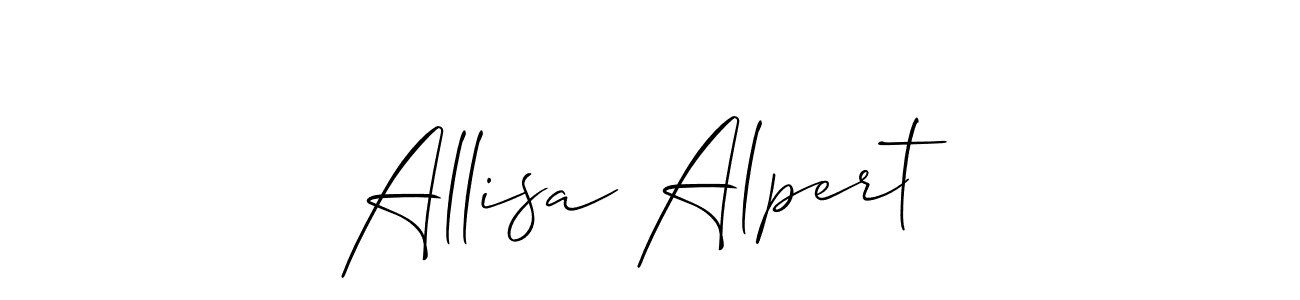 You can use this online signature creator to create a handwritten signature for the name Allisa Alpert. This is the best online autograph maker. Allisa Alpert signature style 2 images and pictures png