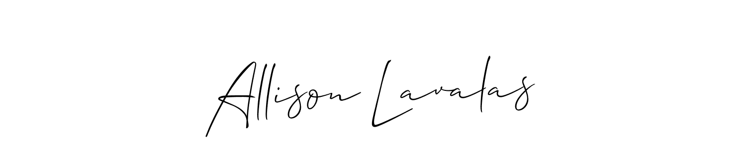 Design your own signature with our free online signature maker. With this signature software, you can create a handwritten (Allison_Script) signature for name Allison Lavalas. Allison Lavalas signature style 2 images and pictures png