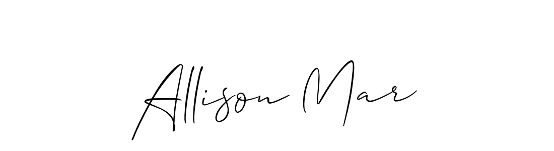 Allison_Script is a professional signature style that is perfect for those who want to add a touch of class to their signature. It is also a great choice for those who want to make their signature more unique. Get Allison Mar name to fancy signature for free. Allison Mar signature style 2 images and pictures png