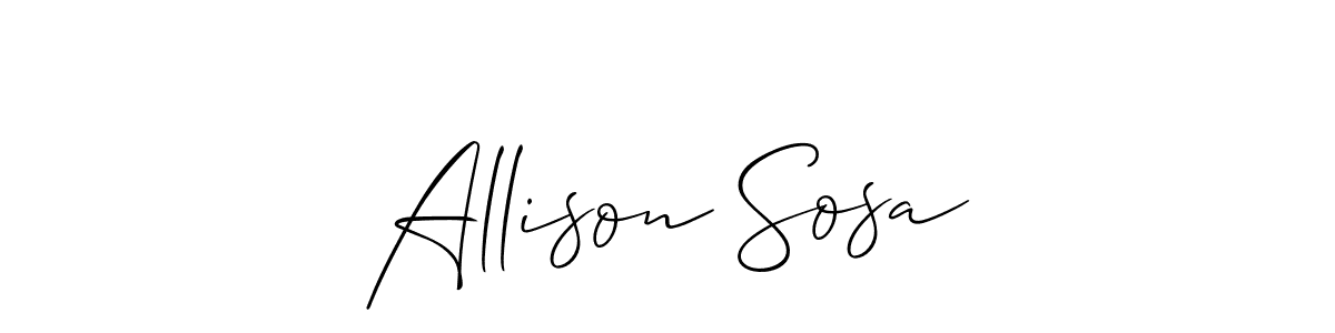 This is the best signature style for the Allison Sosa name. Also you like these signature font (Allison_Script). Mix name signature. Allison Sosa signature style 2 images and pictures png