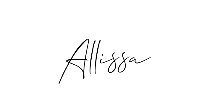 Allissa stylish signature style. Best Handwritten Sign (Allison_Script) for my name. Handwritten Signature Collection Ideas for my name Allissa. Allissa signature style 2 images and pictures png