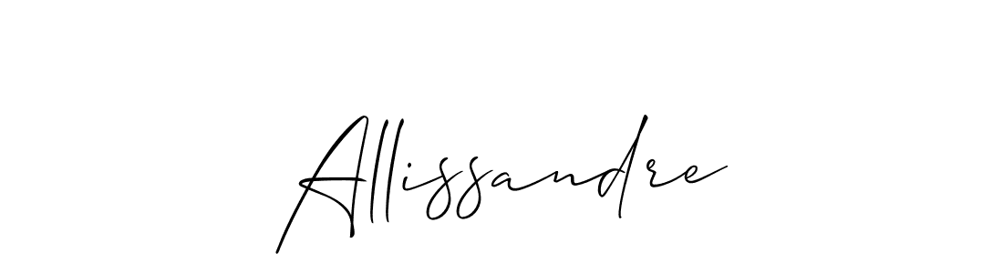 How to make Allissandre name signature. Use Allison_Script style for creating short signs online. This is the latest handwritten sign. Allissandre signature style 2 images and pictures png
