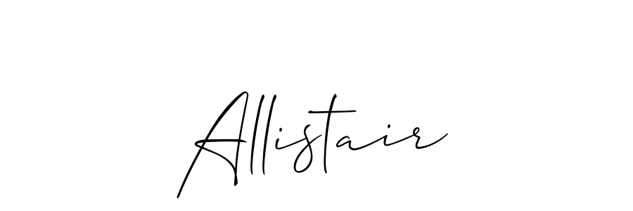 Design your own signature with our free online signature maker. With this signature software, you can create a handwritten (Allison_Script) signature for name Allistair. Allistair signature style 2 images and pictures png