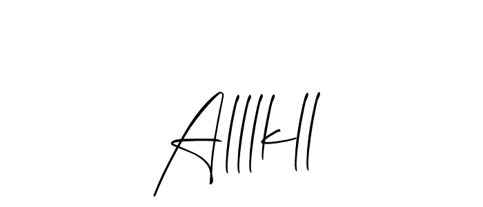 Once you've used our free online signature maker to create your best signature Allison_Script style, it's time to enjoy all of the benefits that Alllkll name signing documents. Alllkll signature style 2 images and pictures png