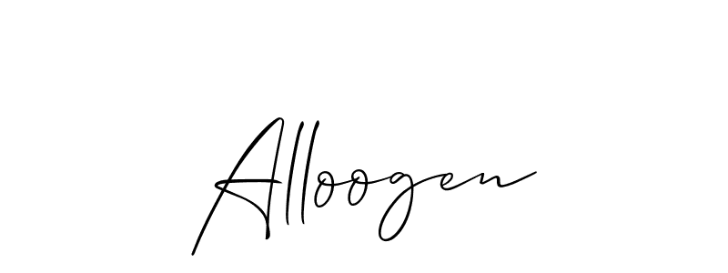 if you are searching for the best signature style for your name Alloogen. so please give up your signature search. here we have designed multiple signature styles  using Allison_Script. Alloogen signature style 2 images and pictures png