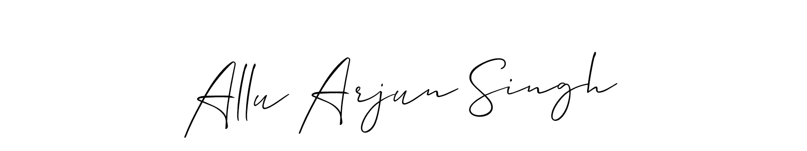 if you are searching for the best signature style for your name Allu Arjun Singh. so please give up your signature search. here we have designed multiple signature styles  using Allison_Script. Allu Arjun Singh signature style 2 images and pictures png