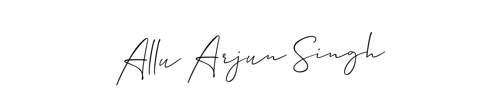 if you are searching for the best signature style for your name Allu Arjun Singh. so please give up your signature search. here we have designed multiple signature styles  using Allison_Script. Allu Arjun Singh signature style 2 images and pictures png