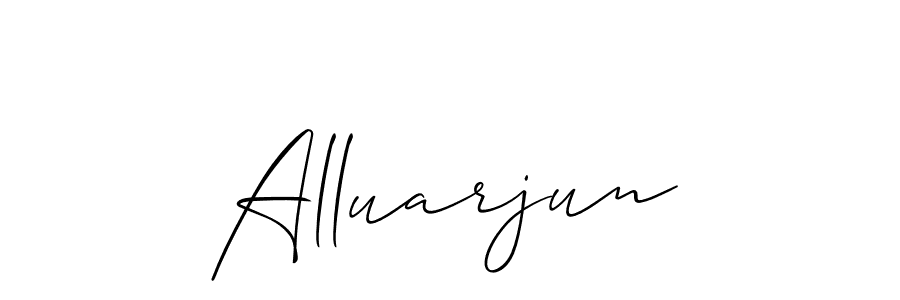 Alluarjun stylish signature style. Best Handwritten Sign (Allison_Script) for my name. Handwritten Signature Collection Ideas for my name Alluarjun. Alluarjun signature style 2 images and pictures png