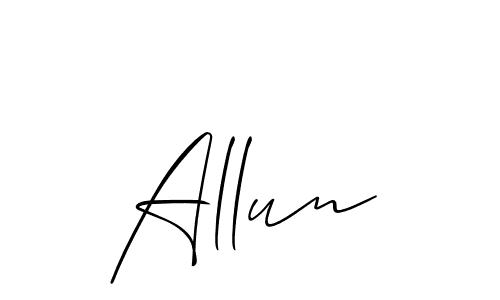 Once you've used our free online signature maker to create your best signature Allison_Script style, it's time to enjoy all of the benefits that Allun name signing documents. Allun signature style 2 images and pictures png