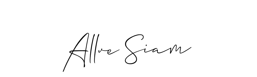 How to Draw Allve Siam signature style? Allison_Script is a latest design signature styles for name Allve Siam. Allve Siam signature style 2 images and pictures png