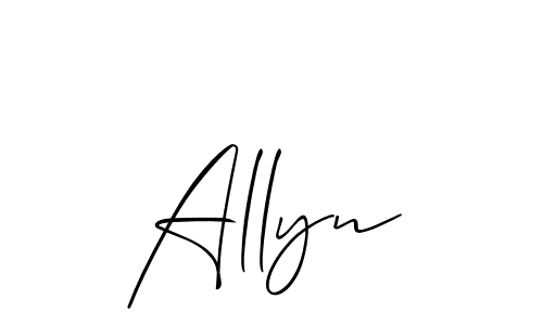 Here are the top 10 professional signature styles for the name Allyn. These are the best autograph styles you can use for your name. Allyn signature style 2 images and pictures png