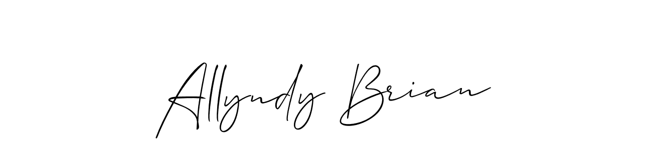 Check out images of Autograph of Allyndy Brian name. Actor Allyndy Brian Signature Style. Allison_Script is a professional sign style online. Allyndy Brian signature style 2 images and pictures png