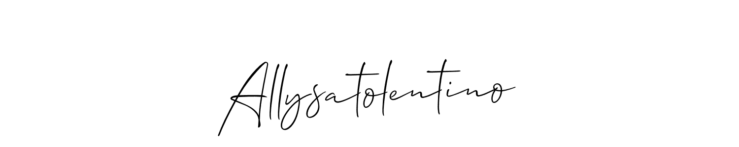 Check out images of Autograph of Allysatolentino name. Actor Allysatolentino Signature Style. Allison_Script is a professional sign style online. Allysatolentino signature style 2 images and pictures png