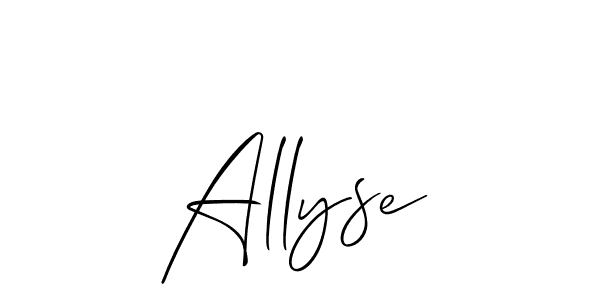It looks lik you need a new signature style for name Allyse. Design unique handwritten (Allison_Script) signature with our free signature maker in just a few clicks. Allyse signature style 2 images and pictures png