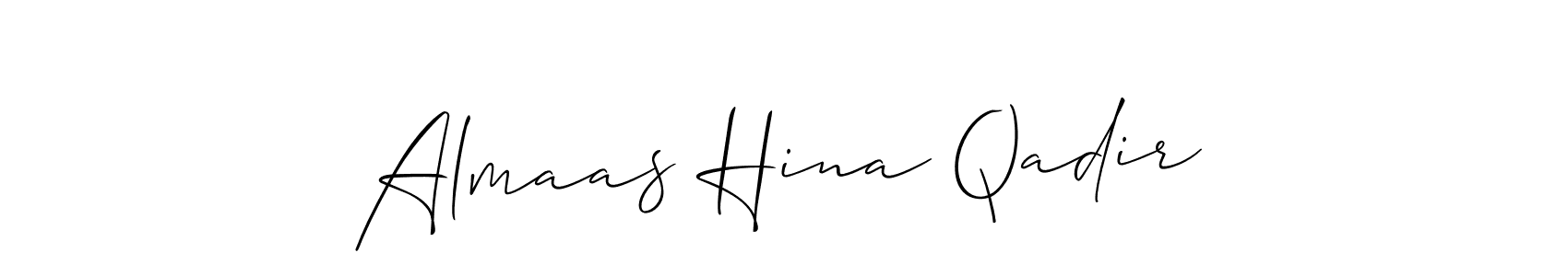 See photos of Almaas Hina Qadir official signature by Spectra . Check more albums & portfolios. Read reviews & check more about Allison_Script font. Almaas Hina Qadir signature style 2 images and pictures png