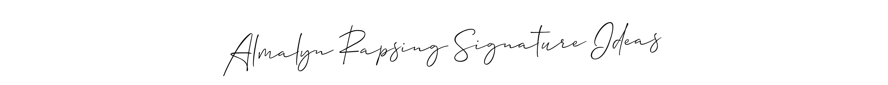 You can use this online signature creator to create a handwritten signature for the name Almalyn Rapsing Signature Ideas. This is the best online autograph maker. Almalyn Rapsing Signature Ideas signature style 2 images and pictures png