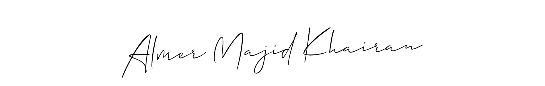 See photos of Almer Majid Khairan official signature by Spectra . Check more albums & portfolios. Read reviews & check more about Allison_Script font. Almer Majid Khairan signature style 2 images and pictures png