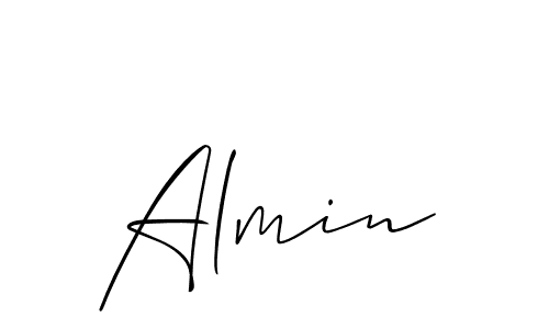 Almin stylish signature style. Best Handwritten Sign (Allison_Script) for my name. Handwritten Signature Collection Ideas for my name Almin. Almin signature style 2 images and pictures png