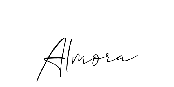 The best way (Allison_Script) to make a short signature is to pick only two or three words in your name. The name Almora include a total of six letters. For converting this name. Almora signature style 2 images and pictures png
