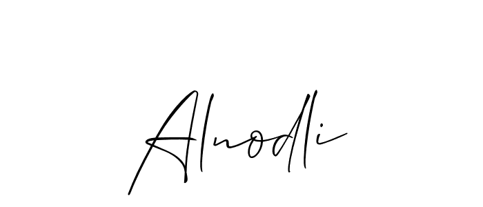Make a short Alnodli signature style. Manage your documents anywhere anytime using Allison_Script. Create and add eSignatures, submit forms, share and send files easily. Alnodli signature style 2 images and pictures png