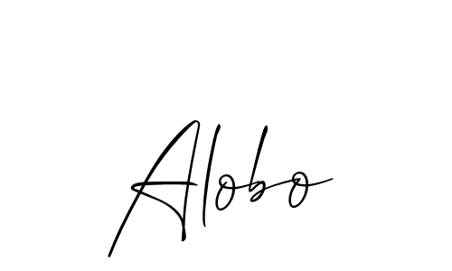 Similarly Allison_Script is the best handwritten signature design. Signature creator online .You can use it as an online autograph creator for name Alobo. Alobo signature style 2 images and pictures png