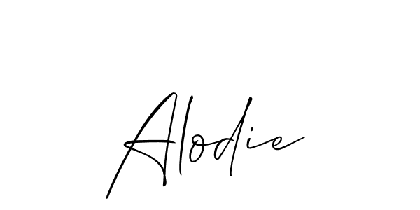Allison_Script is a professional signature style that is perfect for those who want to add a touch of class to their signature. It is also a great choice for those who want to make their signature more unique. Get Alodie name to fancy signature for free. Alodie signature style 2 images and pictures png