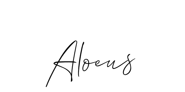 You can use this online signature creator to create a handwritten signature for the name Aloeus. This is the best online autograph maker. Aloeus signature style 2 images and pictures png