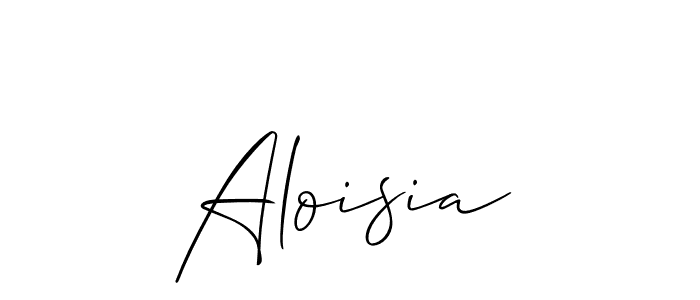 It looks lik you need a new signature style for name Aloisia. Design unique handwritten (Allison_Script) signature with our free signature maker in just a few clicks. Aloisia signature style 2 images and pictures png
