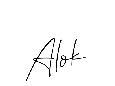 if you are searching for the best signature style for your name Alok. so please give up your signature search. here we have designed multiple signature styles  using Allison_Script. Alok signature style 2 images and pictures png