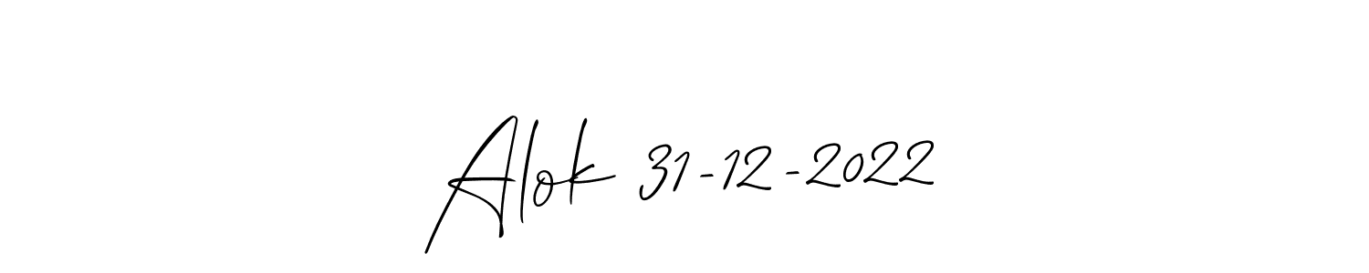 Make a short Alok 31-12-2022 signature style. Manage your documents anywhere anytime using Allison_Script. Create and add eSignatures, submit forms, share and send files easily. Alok 31-12-2022 signature style 2 images and pictures png