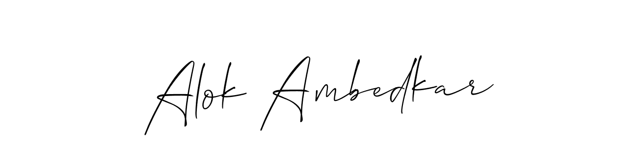 Make a beautiful signature design for name Alok Ambedkar. Use this online signature maker to create a handwritten signature for free. Alok Ambedkar signature style 2 images and pictures png
