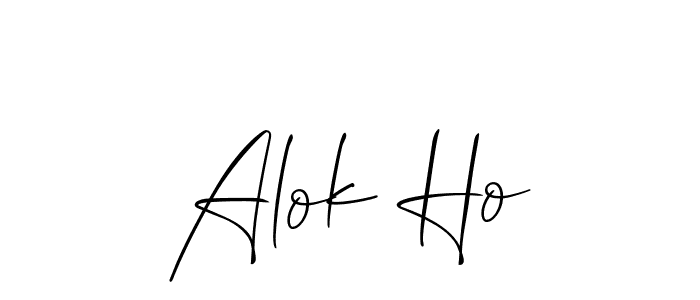 Check out images of Autograph of Alok Ho name. Actor Alok Ho Signature Style. Allison_Script is a professional sign style online. Alok Ho signature style 2 images and pictures png