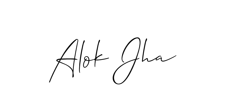 Similarly Allison_Script is the best handwritten signature design. Signature creator online .You can use it as an online autograph creator for name Alok Jha. Alok Jha signature style 2 images and pictures png