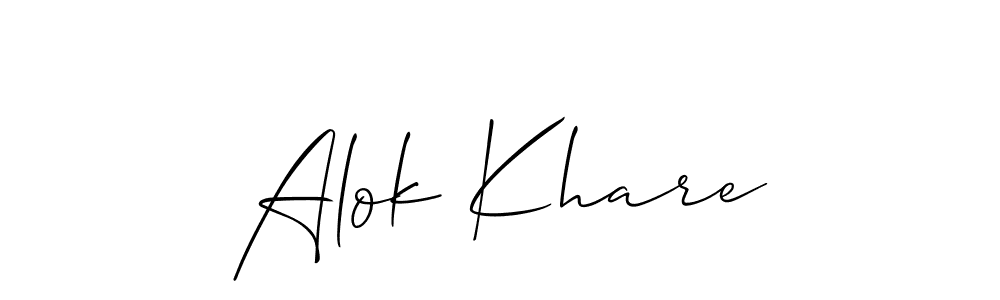 Once you've used our free online signature maker to create your best signature Allison_Script style, it's time to enjoy all of the benefits that Alok Khare name signing documents. Alok Khare signature style 2 images and pictures png