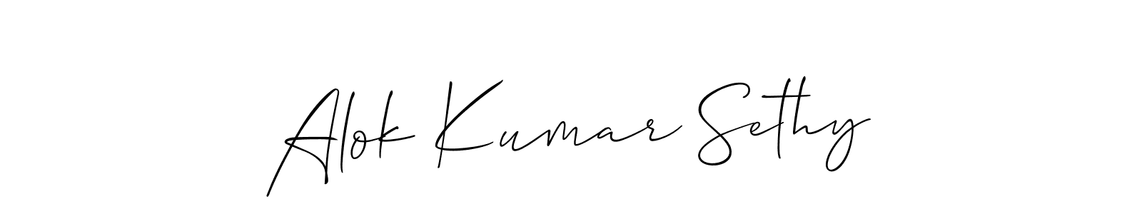 Once you've used our free online signature maker to create your best signature Allison_Script style, it's time to enjoy all of the benefits that Alok Kumar Sethy name signing documents. Alok Kumar Sethy signature style 2 images and pictures png