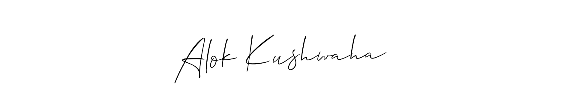 How to Draw Alok Kushwaha❣️ signature style? Allison_Script is a latest design signature styles for name Alok Kushwaha❣️. Alok Kushwaha❣️ signature style 2 images and pictures png