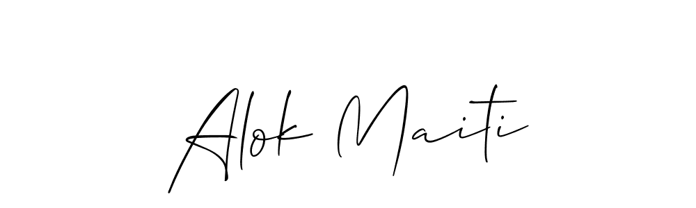 Once you've used our free online signature maker to create your best signature Allison_Script style, it's time to enjoy all of the benefits that Alok Maiti name signing documents. Alok Maiti signature style 2 images and pictures png