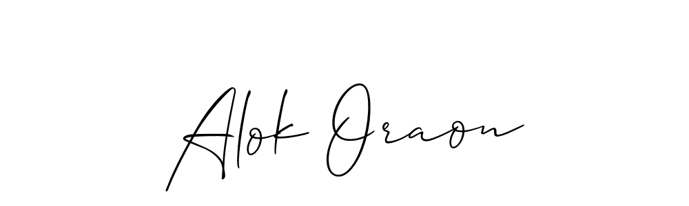 Once you've used our free online signature maker to create your best signature Allison_Script style, it's time to enjoy all of the benefits that Alok Oraon name signing documents. Alok Oraon signature style 2 images and pictures png