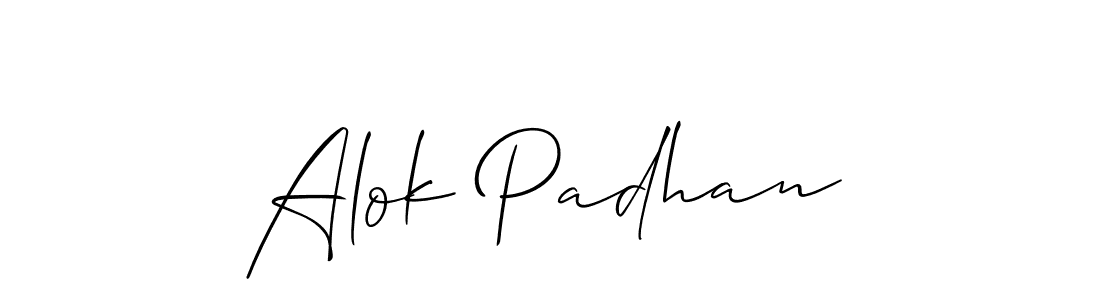 Make a short Alok Padhan signature style. Manage your documents anywhere anytime using Allison_Script. Create and add eSignatures, submit forms, share and send files easily. Alok Padhan signature style 2 images and pictures png