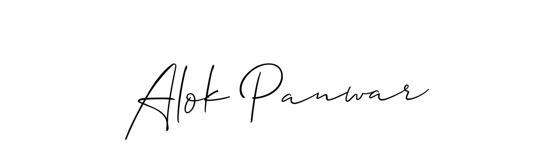 Also You can easily find your signature by using the search form. We will create Alok Panwar name handwritten signature images for you free of cost using Allison_Script sign style. Alok Panwar signature style 2 images and pictures png