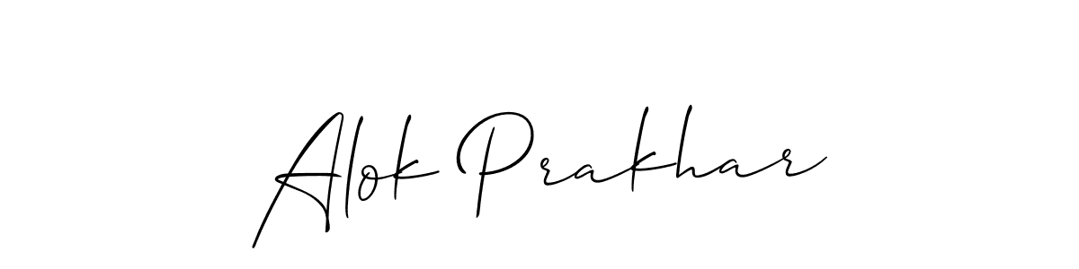 Similarly Allison_Script is the best handwritten signature design. Signature creator online .You can use it as an online autograph creator for name Alok Prakhar. Alok Prakhar signature style 2 images and pictures png