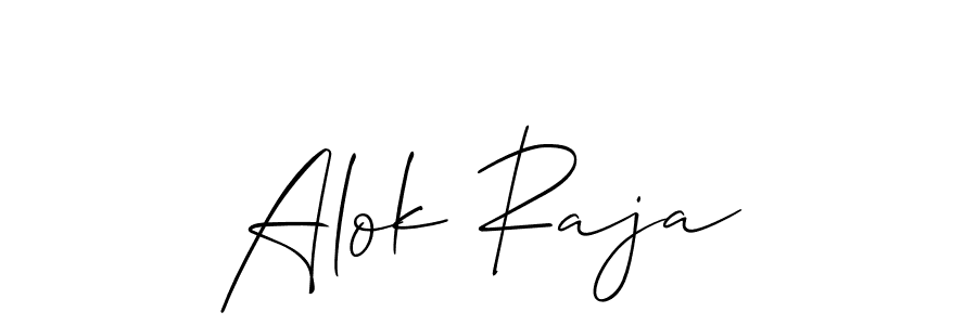 Also You can easily find your signature by using the search form. We will create Alok Raja name handwritten signature images for you free of cost using Allison_Script sign style. Alok Raja signature style 2 images and pictures png