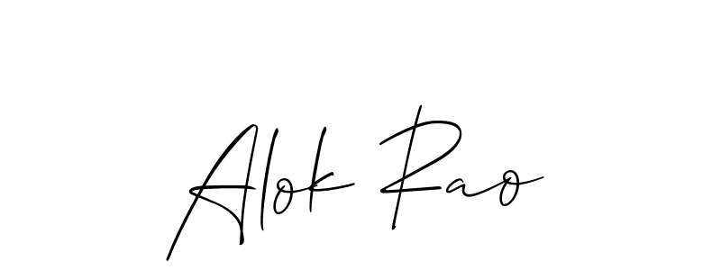 if you are searching for the best signature style for your name Alok Rao. so please give up your signature search. here we have designed multiple signature styles  using Allison_Script. Alok Rao signature style 2 images and pictures png